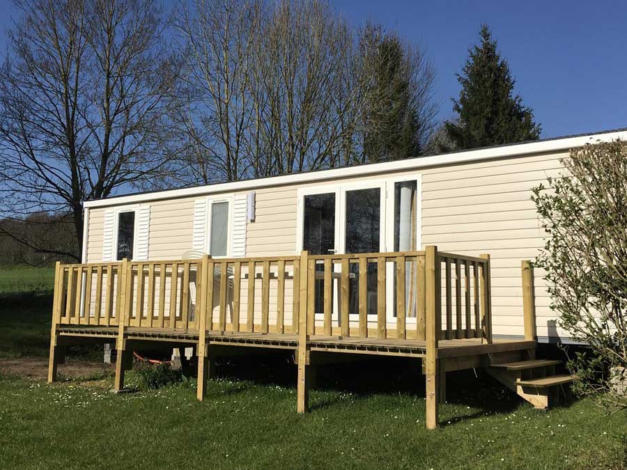 MOBIL HOME 8 personnes camping baie de somme